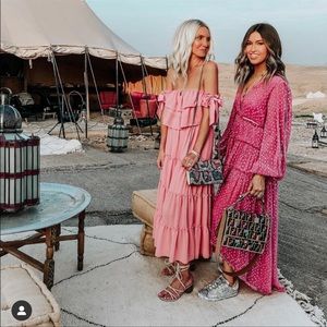 Misa Los Angeles Micaela Dress in Blush Pink Size Medium